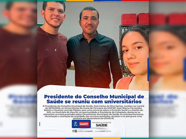 REUNIÃO COM OS UNIVERSITÁRIOS DO CURSO DE FARMÁCIA DA UNIFAP